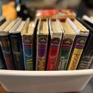 VHS tapes- Disney, Scooby-doo, Rescue Heroes, Rugrats, Dora, Magic Tree House